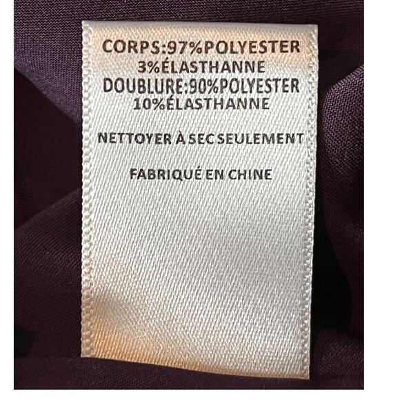 Astr the Label front twist long sleeve purple Medium M - Picture 8 of 8